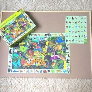 MUDPUPPY RAINFOREST SEARCH AND FIND 64-PUECE PUZZLE